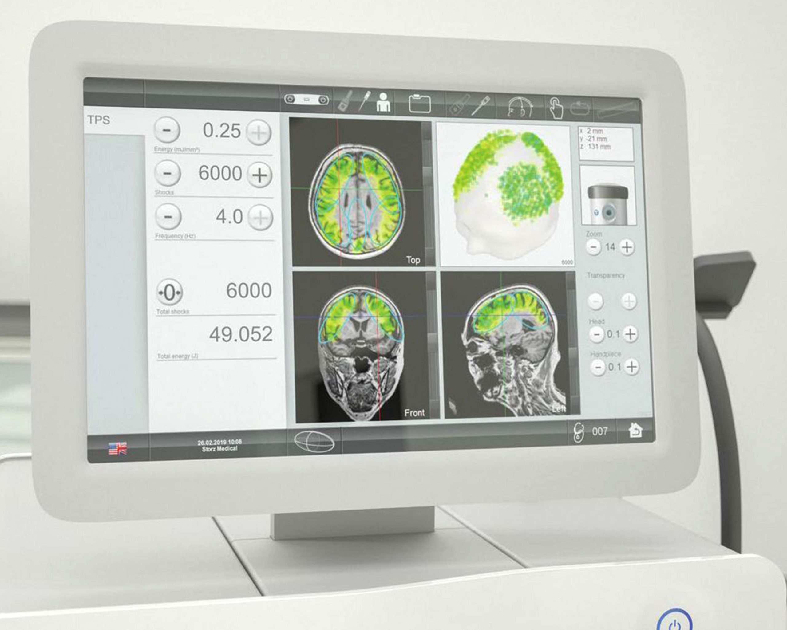 Transkranielle Pulsstimulation TPS BeRaNuk